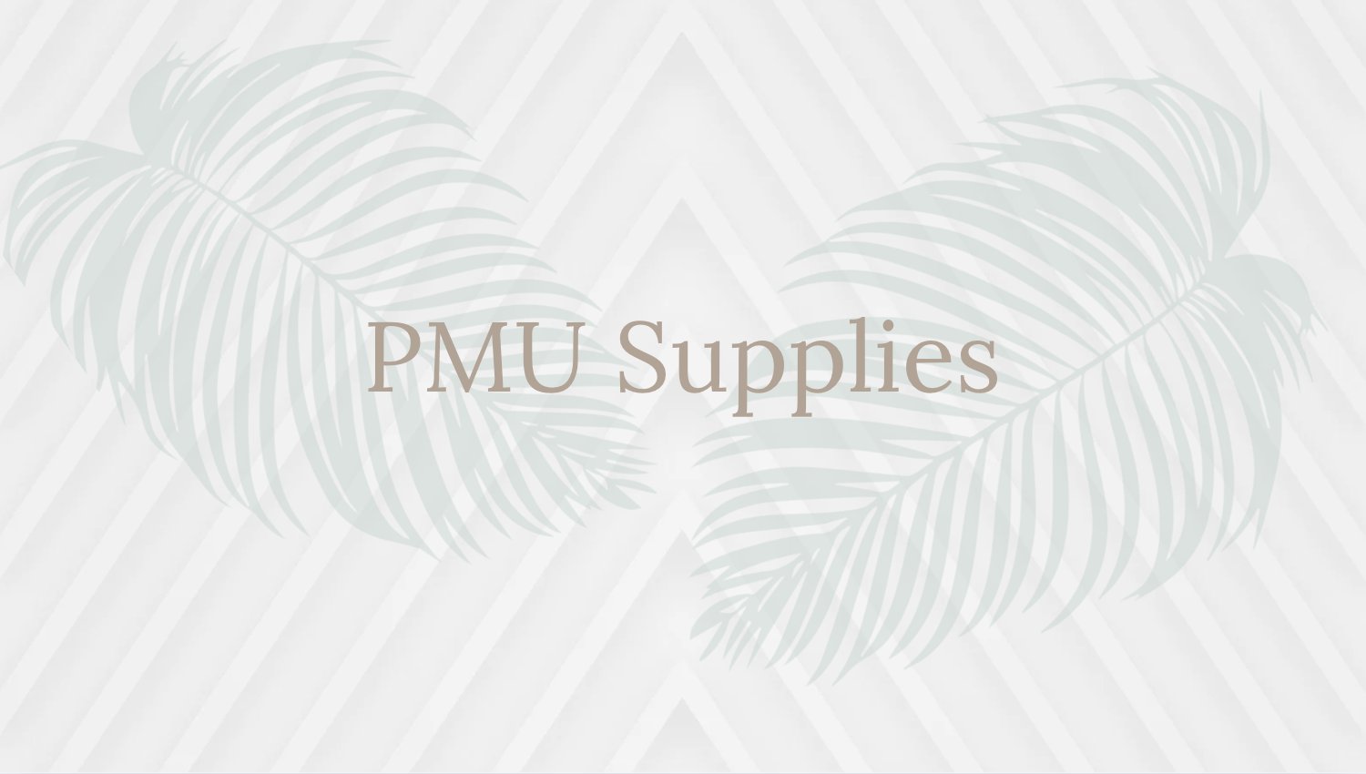 Permanent Makeup Supplies