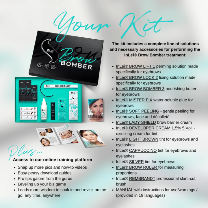 InLei® Master Brow Bomber (Laminage des sourcils) Cours de 2 jours