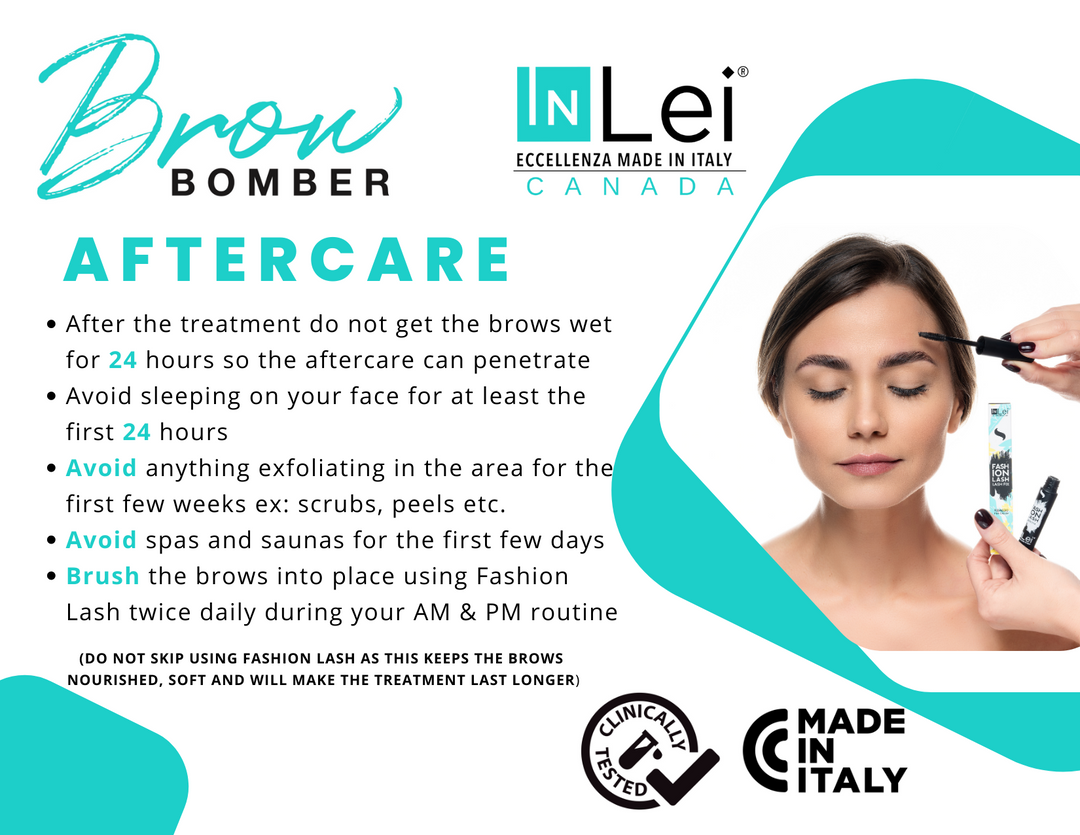 Pack d'échantillons InLei® Brow Bomber | Stratification des sourcils