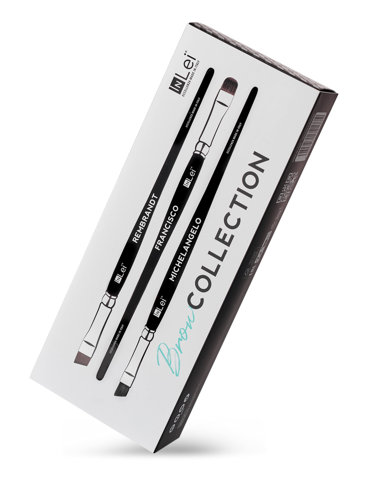 Professional brow brushes for mapping, tinting, and lamination