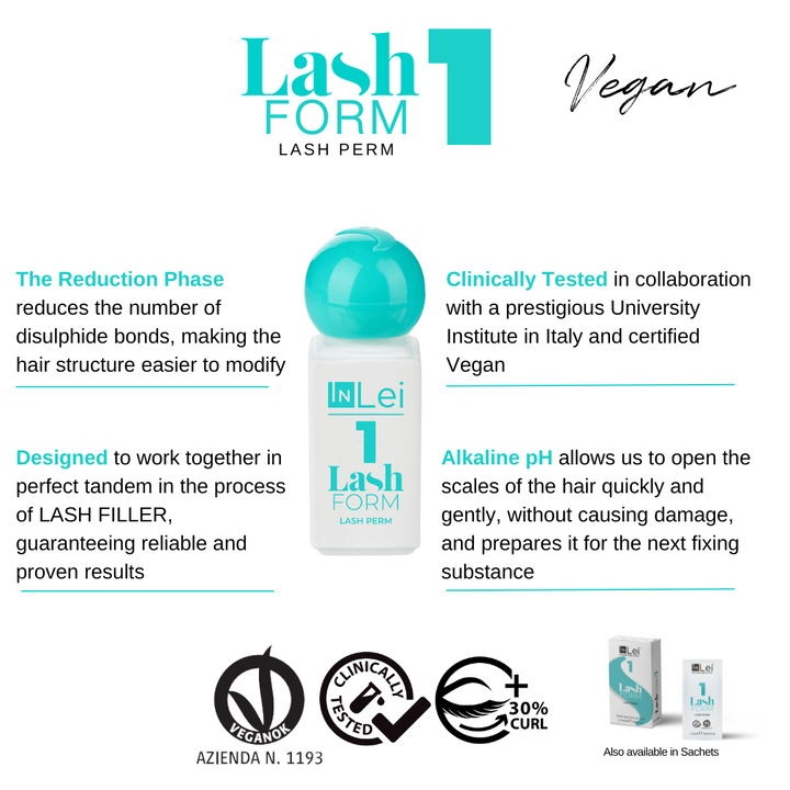 Vegan lash lift products by InLei®