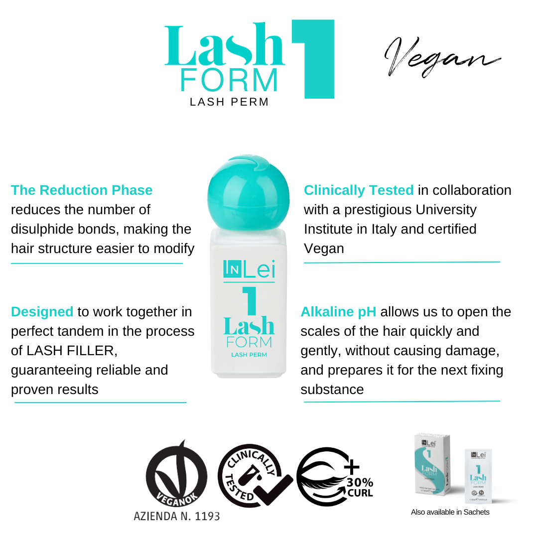 InLei® Lash Filler Trio | Formulaire 1 | Correction 2 | Remplissage 3 | Sachets