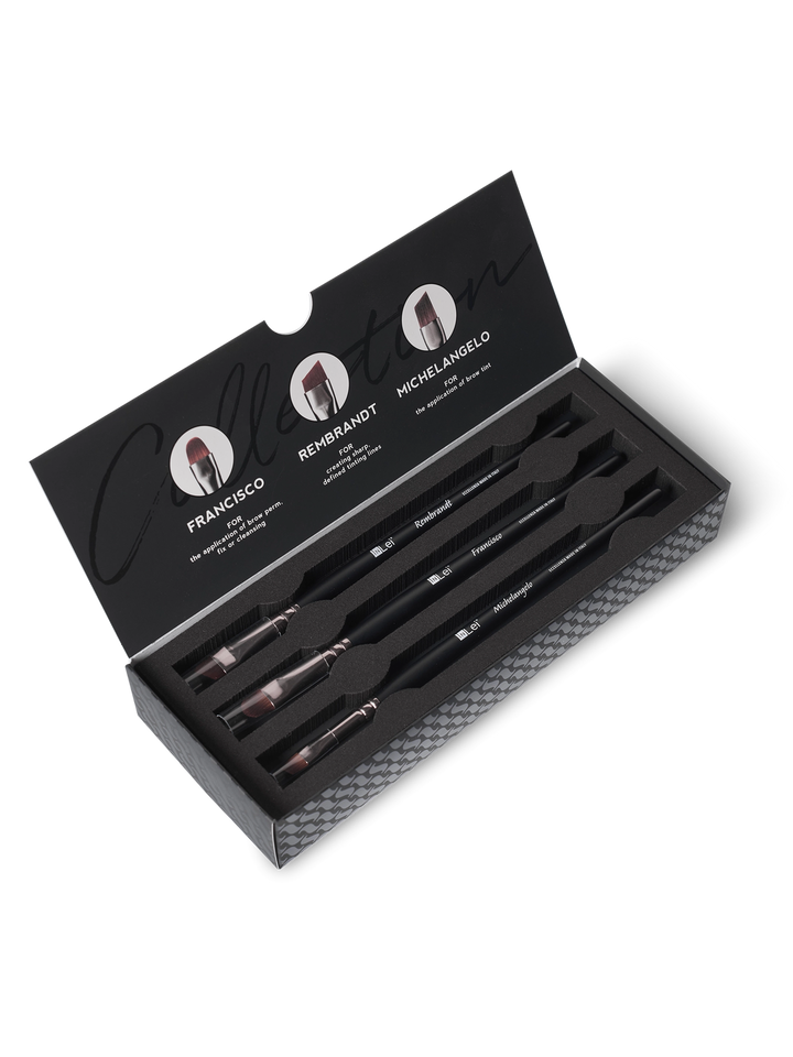 InLei made-in-Italy brow brush set for precise application
