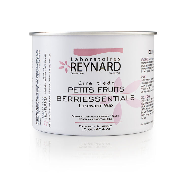 Berry-scented gel wax with lavender and lemon essential oils