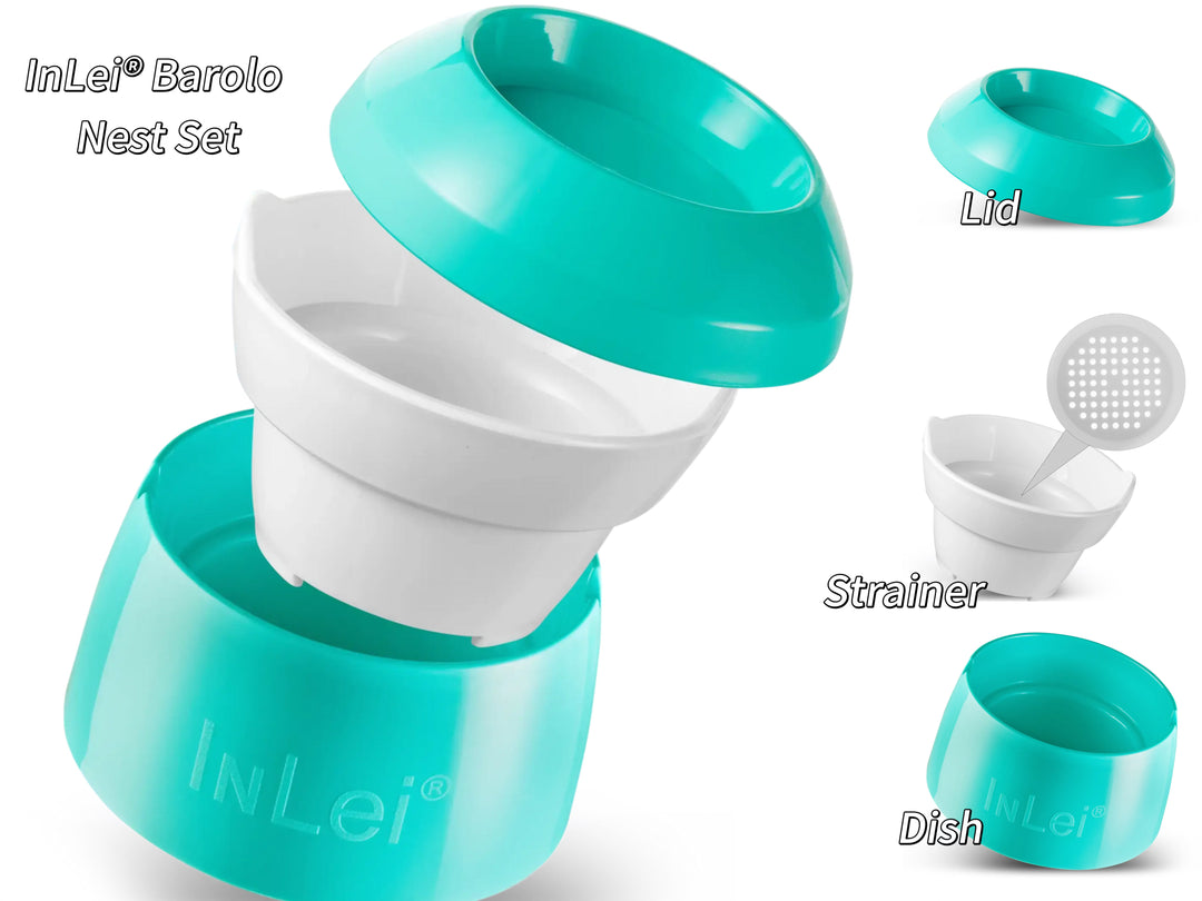 InLei® Barolo Bowl & Nest | For Water & Disinfectant