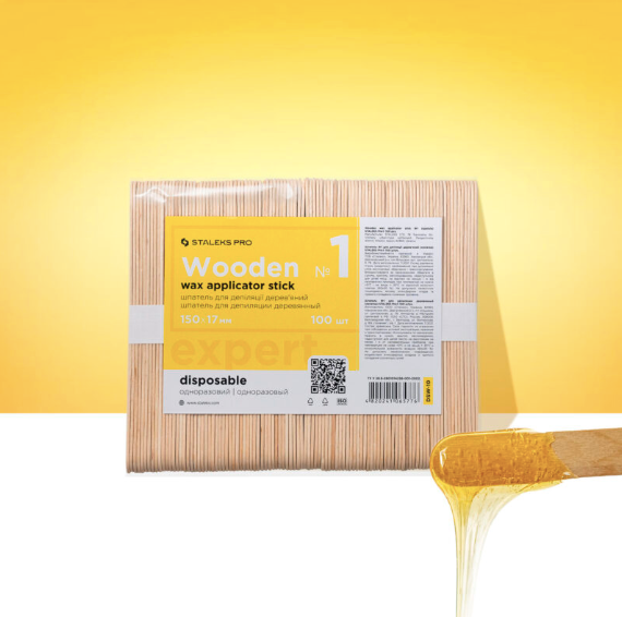 wooden wax applicator stickss