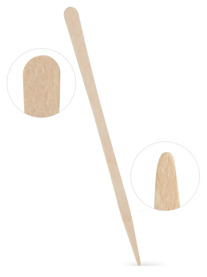 Wooden wax sticks for eyebrows