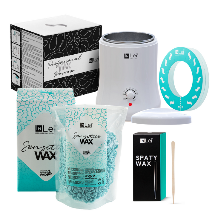 Kit de cire faciale professionnelle InLei® | Cire dure