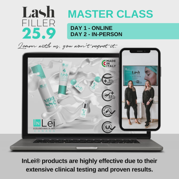 Cours de 2 jours InLei® Lash Filler Master | Cours de maître Rehaussement de cils