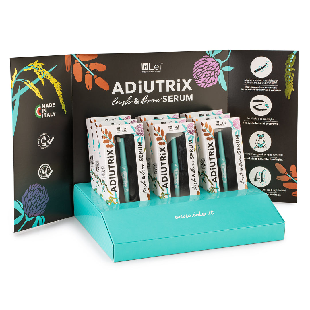 InLei® ADiUTRiX Display | Lash & Brow Serum | 9 Piece