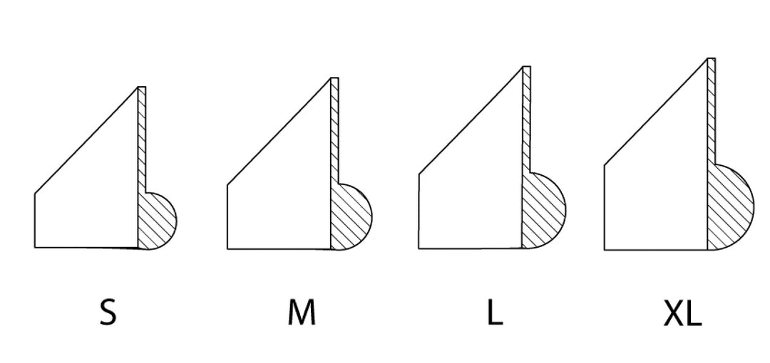 InLei® Taille XL Bouclier | 6 paires | Boucle de chariot