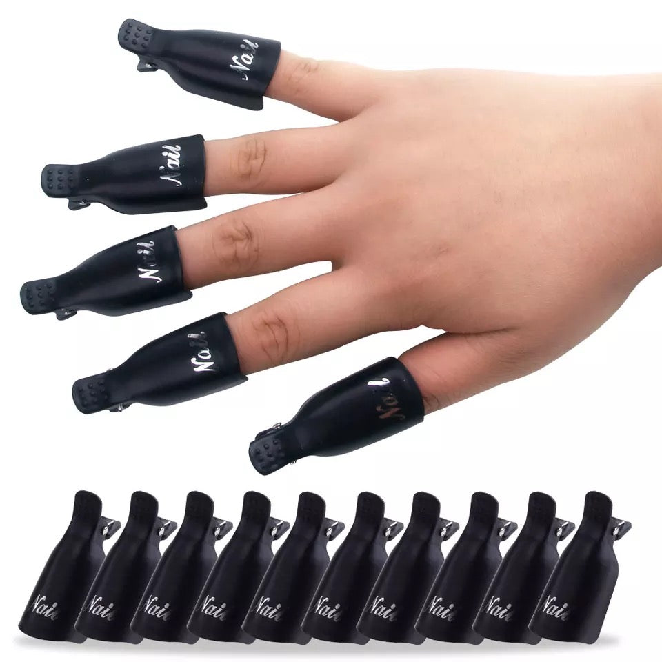 Soak Off Nail Clips | 10 Piece