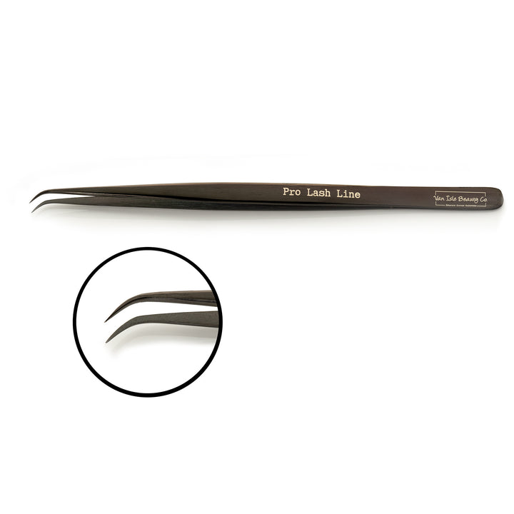 Kauai Slim Curved Lash Tweezer
