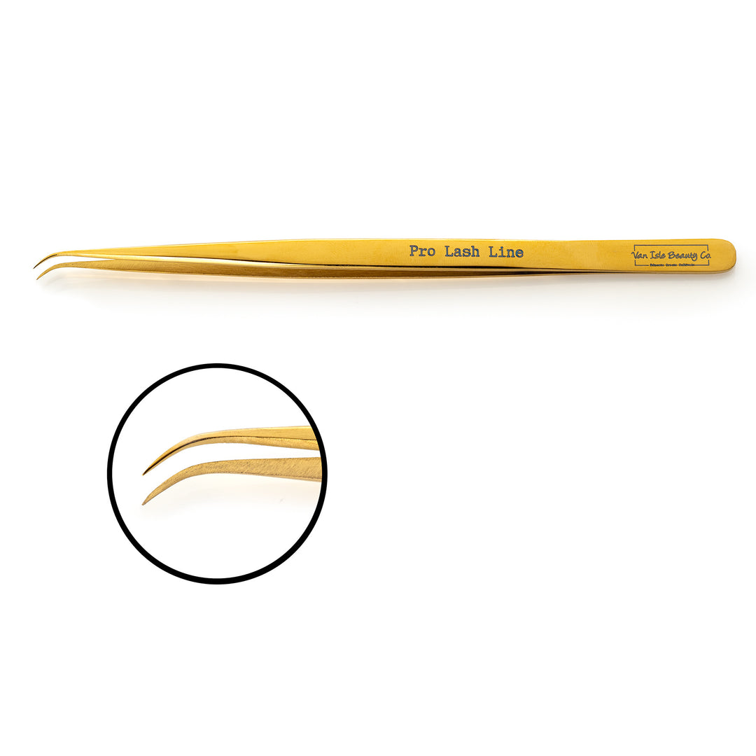 Kauai Slim Curved Lash Tweezer