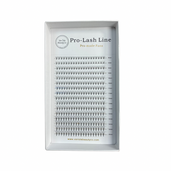 the best Heat bonded 10D volume lash tray with 320 fans in mixed lengths