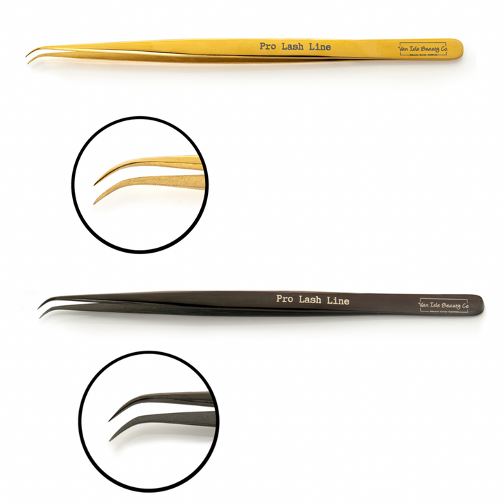 Kauai Slim Curved Lash Tweezer