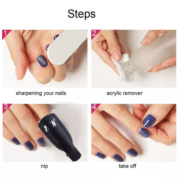 Soak Off Nail Clips | 10 Piece