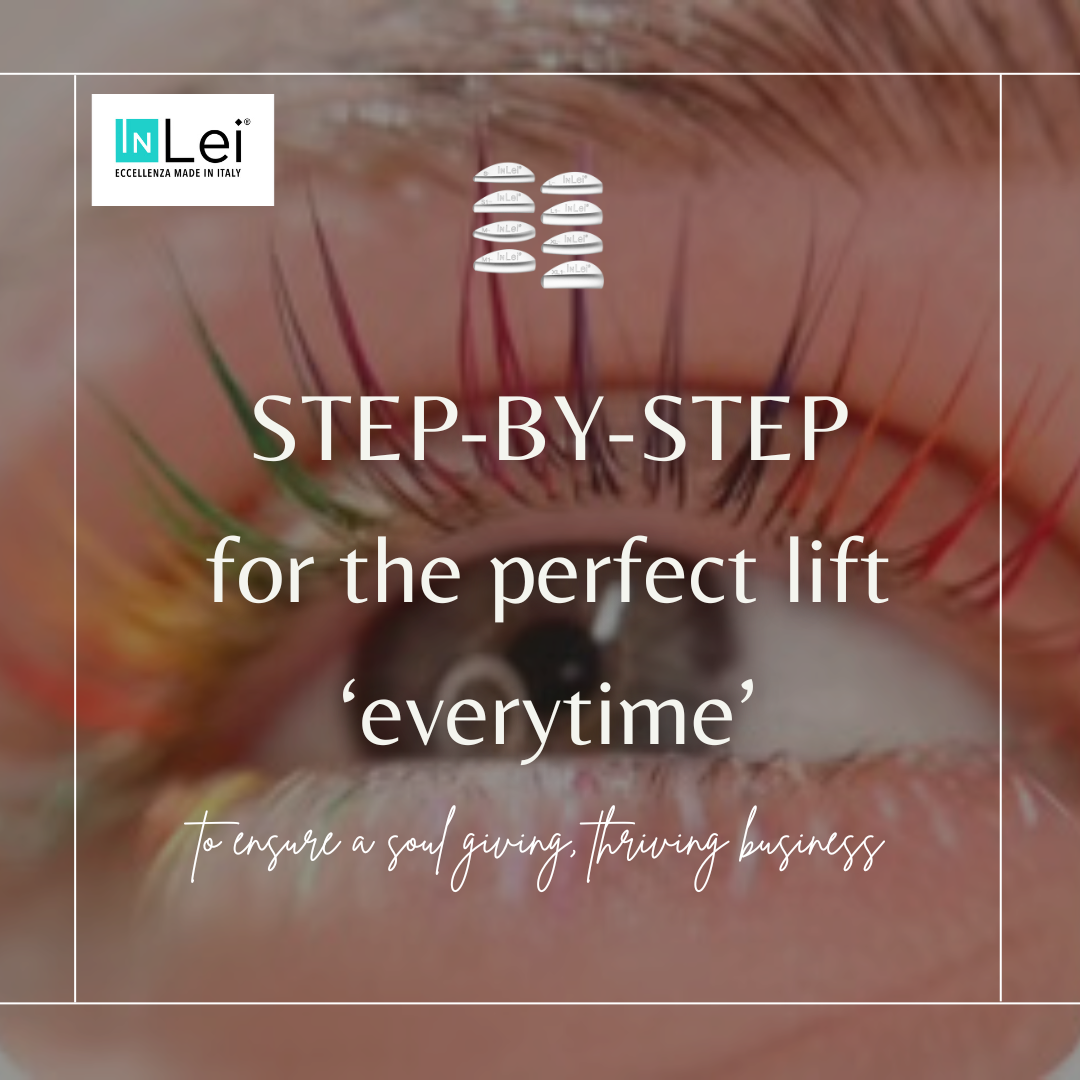 Guide on how to do a lash lift, Step-by-Step using InLei® Lash Filler