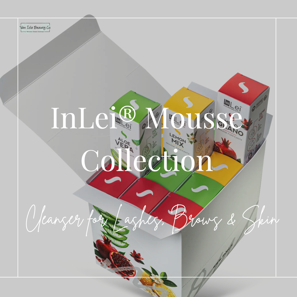 InLei® Mousse Collection: The Ultimate Professional Cleanser for Lashes, Brows & Skin