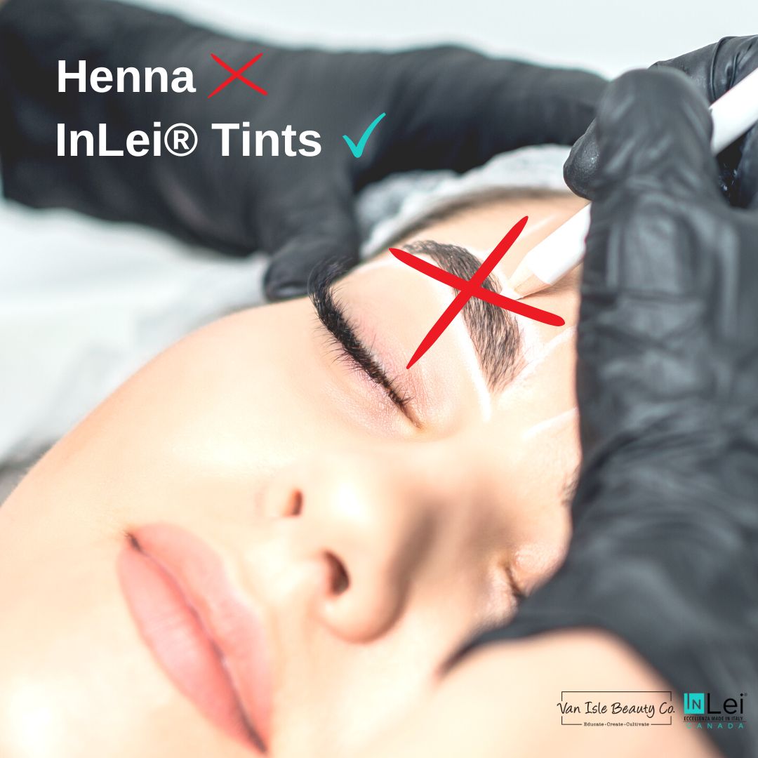 Why you can't use Henna with Brow Lamination