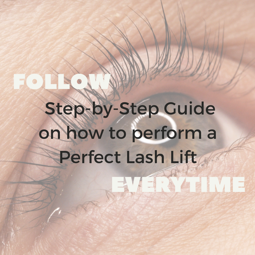 Guide on how to do a lash lift, Step-by-Step using InLei® Lash Filler