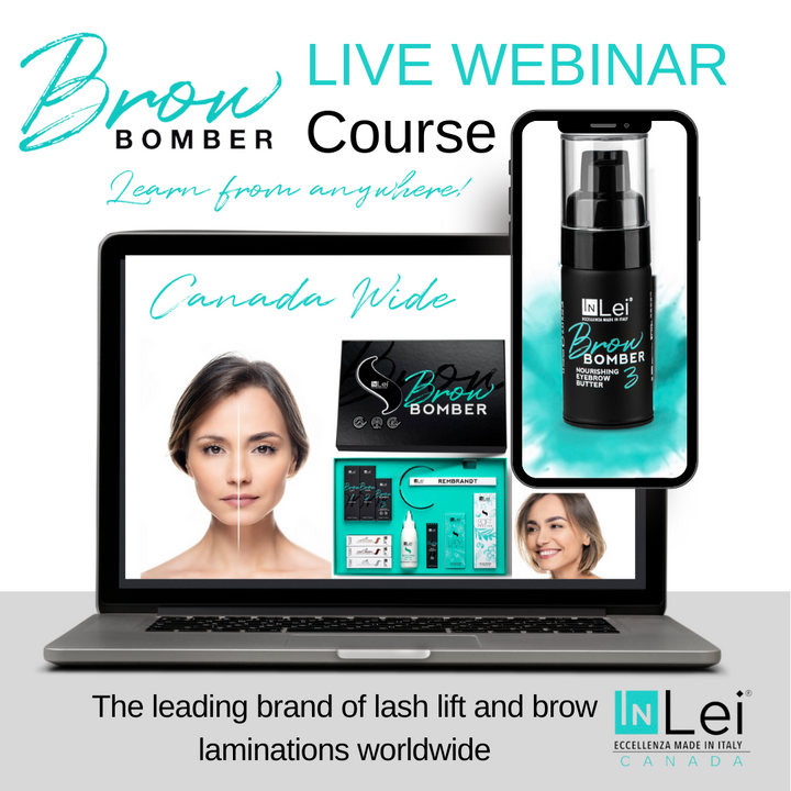 InLei® Brow Bomber (Lamination) Live Webinar Online Training Session - Full Day!