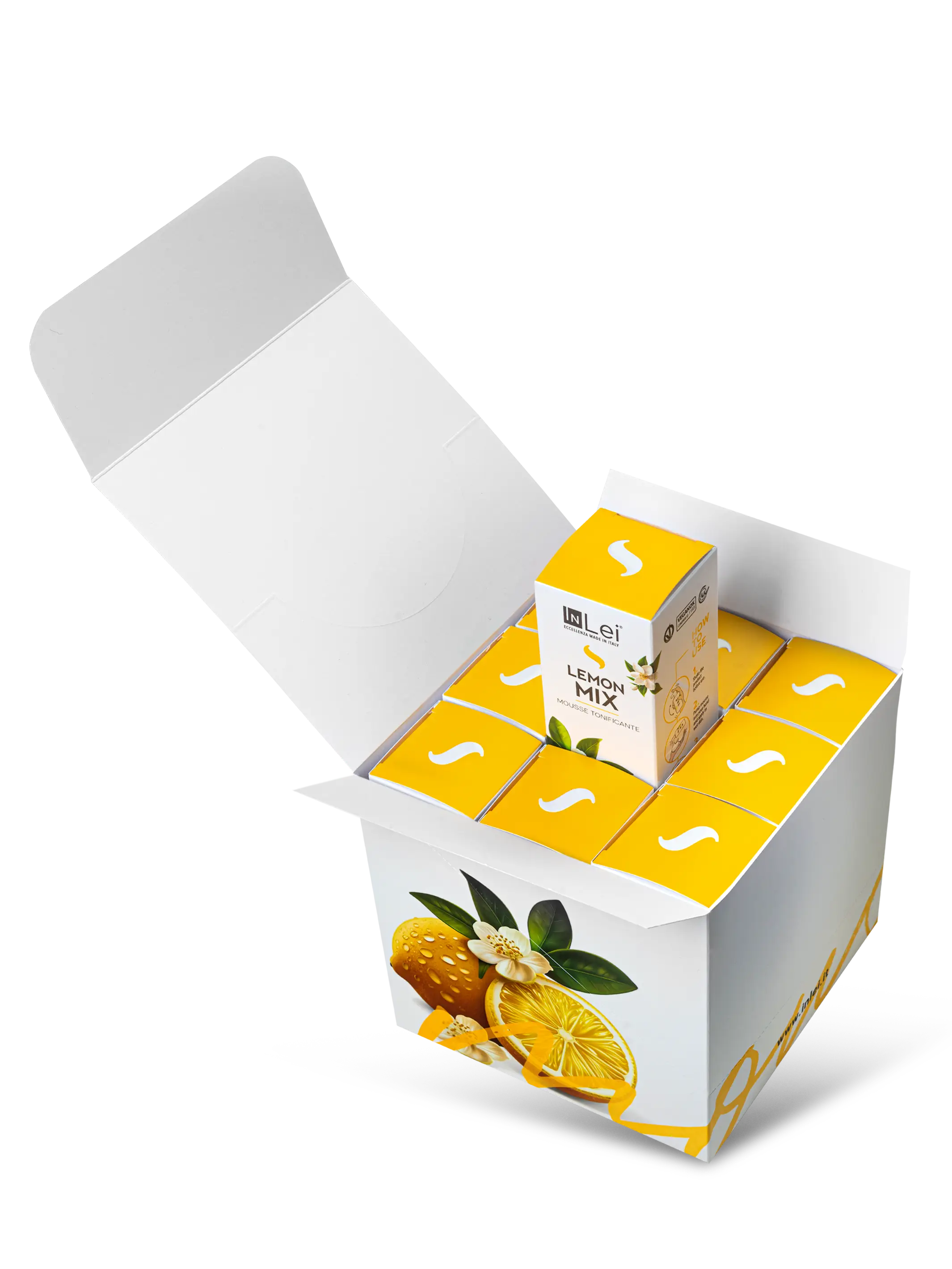 InLei® Lemon Mousse Display | Lash & Brow Aftercare Cleanser (100ml)