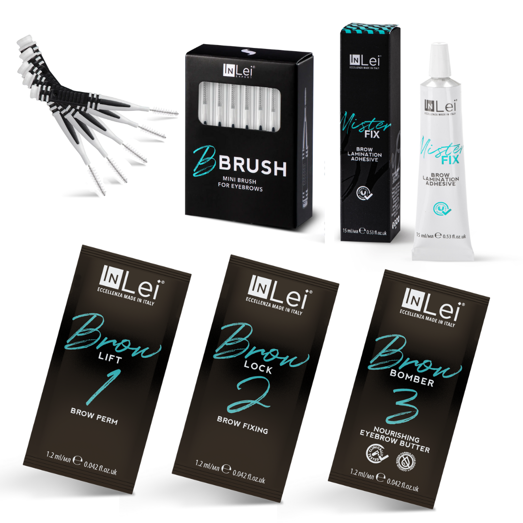 Italian Brow Lamination Kit by InLei – Lift, Lock & Nourish System