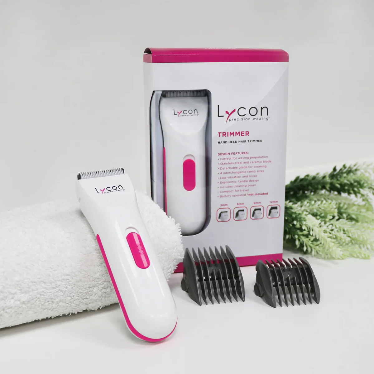 Lycon® Cordless Hair Trimmer | Wax Prep & Precision Grooming Tool