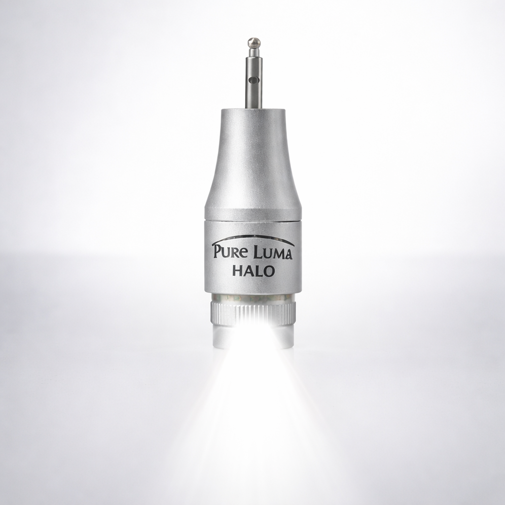 PüRE Luma™ Floor LED "Halo" Lash Lamp | White Base | White Light