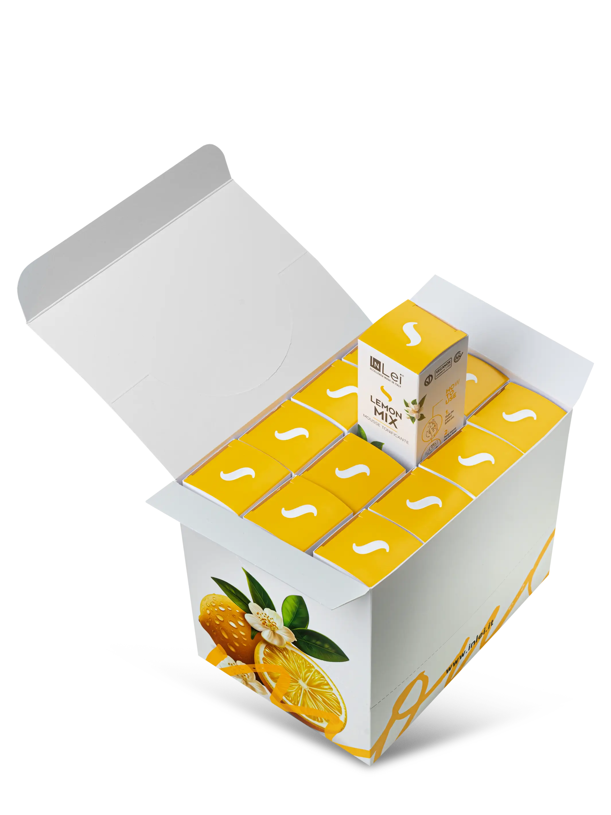 InLei® Lemon Mousse Travel Size | Lash & Brow Aftercare Cleanser (12PCS)