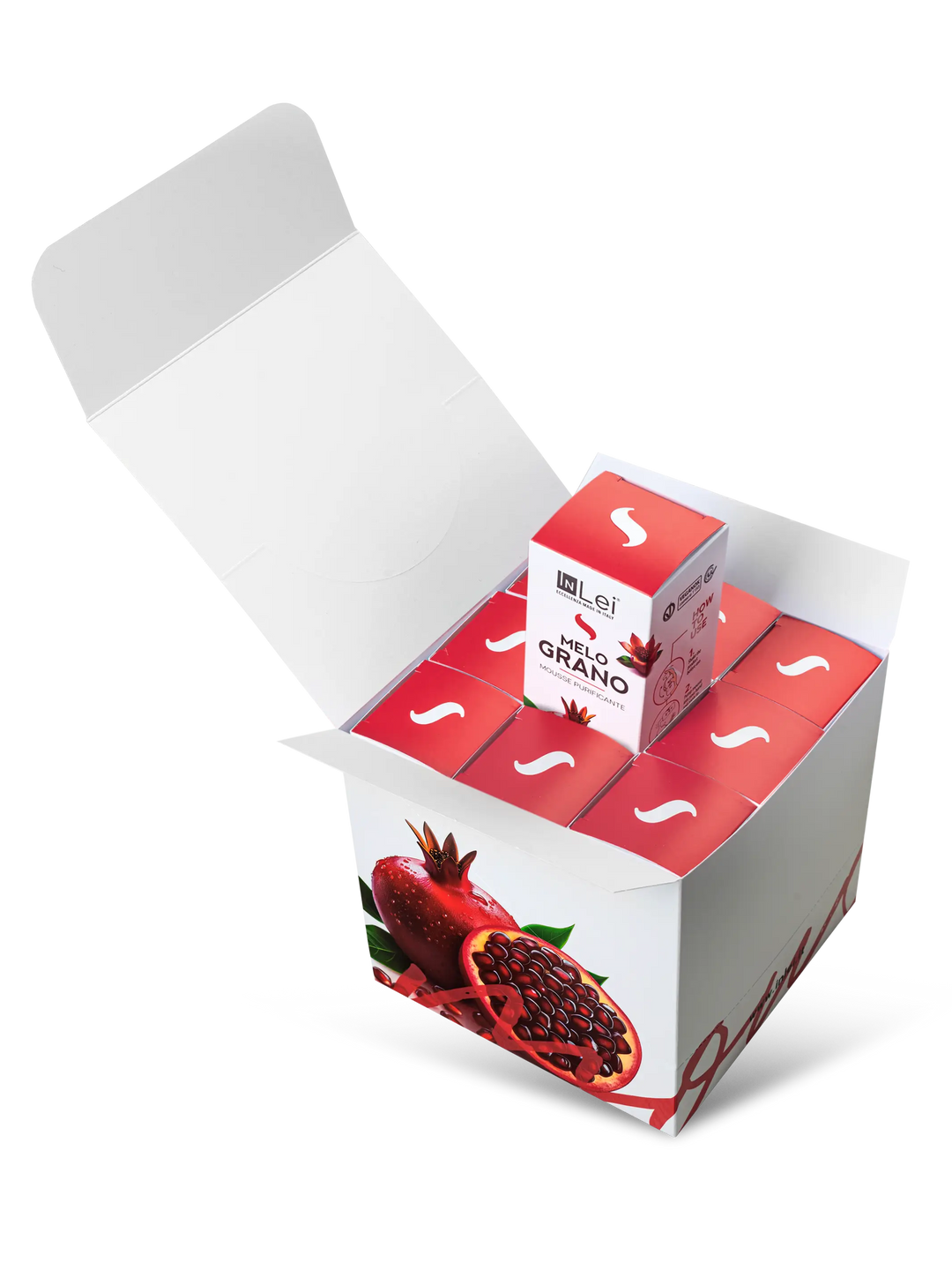 InLei® Pomegranate Mousse Display | Lash & Brow Aftercare Cleanser (100ml))