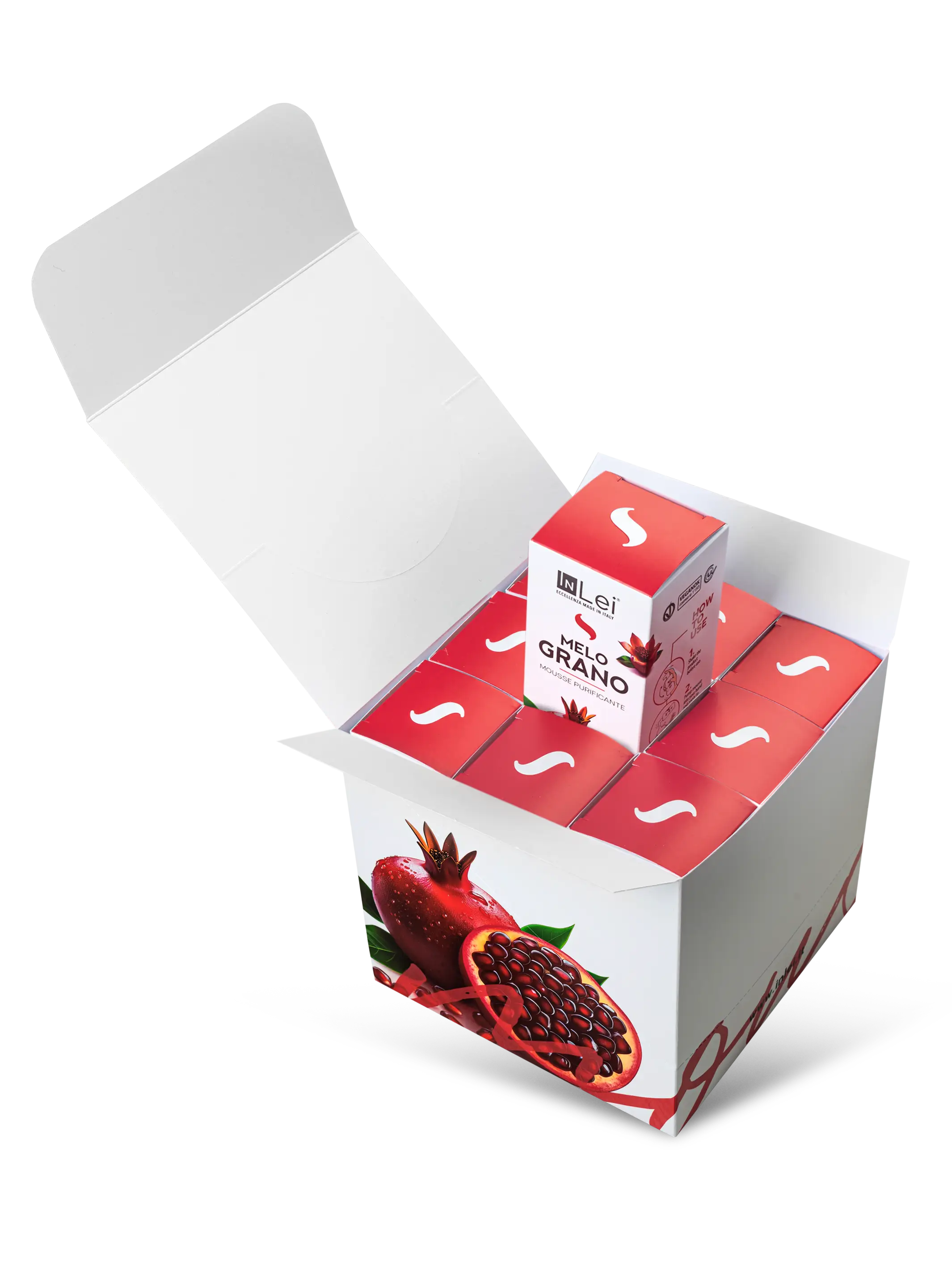 InLei® Pomegranate Mousse Display | Lash & Brow Aftercare Cleanser (100ml))