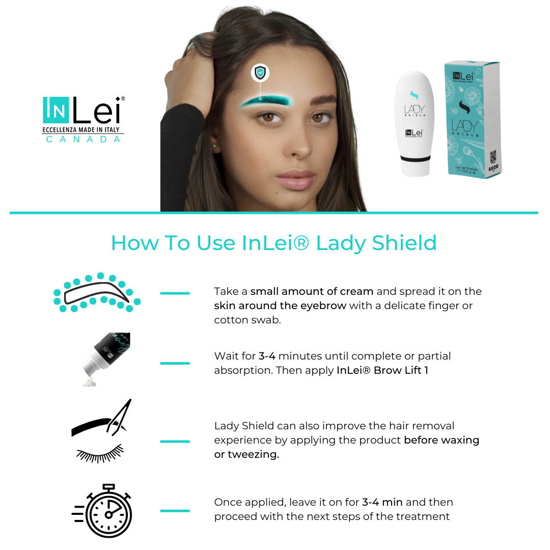 InLei Lady Shield sensitive skin protection for brow artists