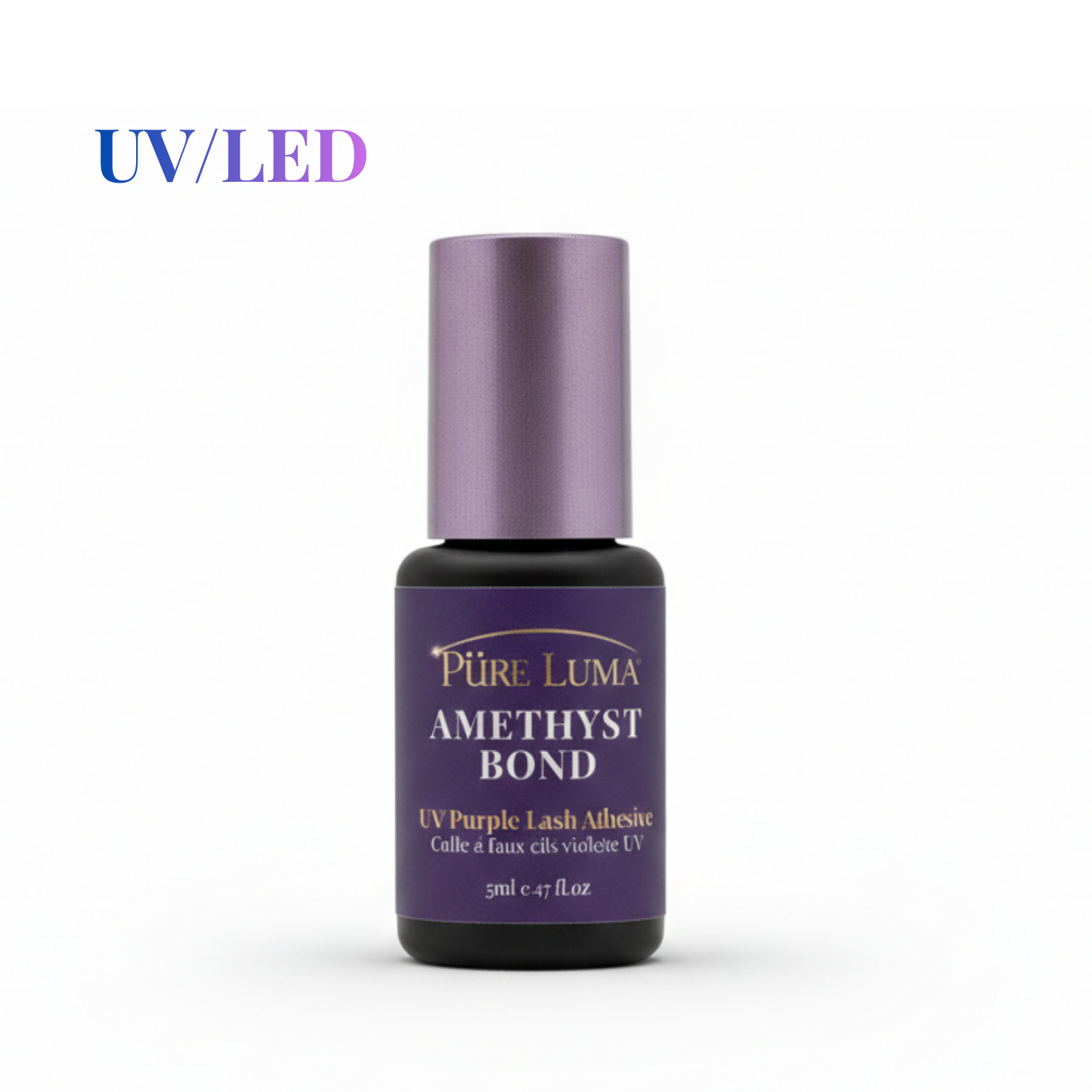 "Amethyst Bond" UV or LED ONLY | Purple Lash Adhesive