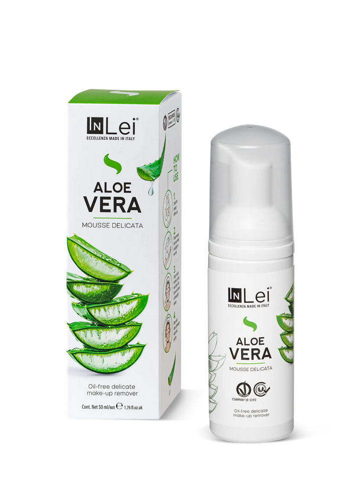 InLei® Aloe Mousse Travel Size | Lash & Brow Aftercare Cleanser (12PCS)