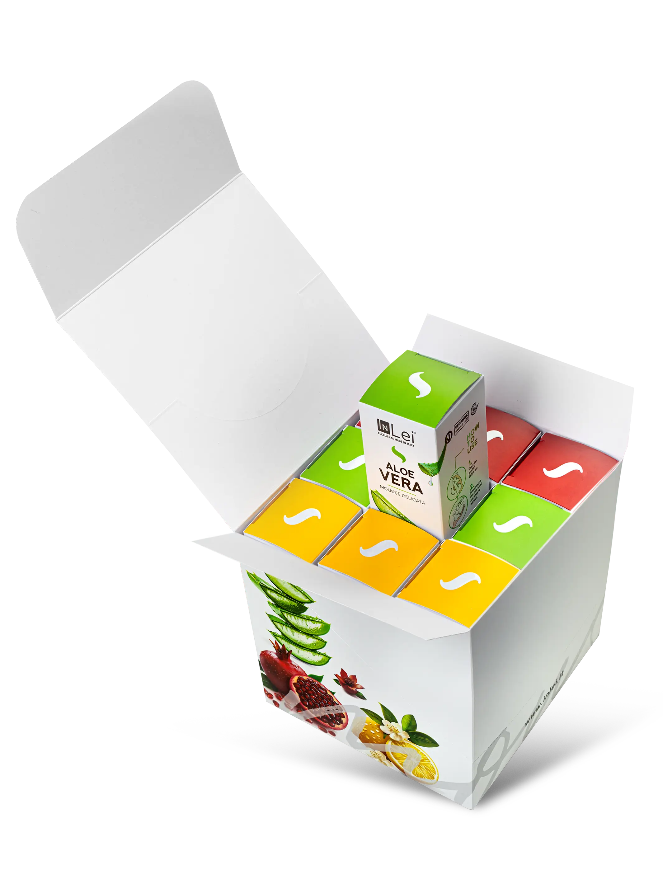 InLei® Cocktail Set Mousse Display | Lash & Brow Cleanser Trio (100ml)