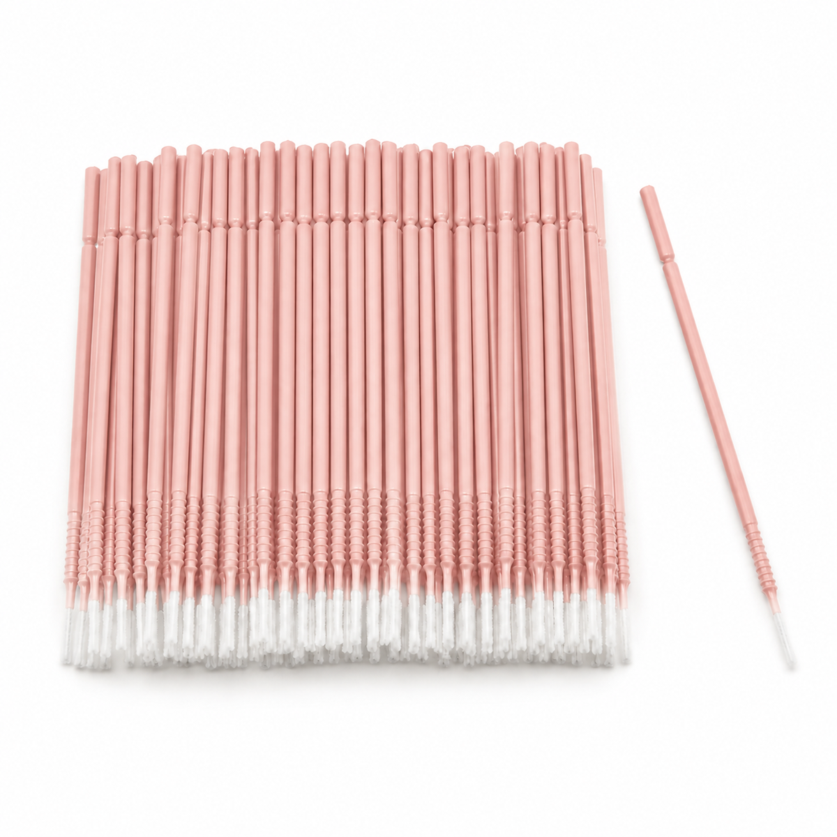 Long Nose Micro Brushes – 100 Pack | Bendable Lash Lift & Extension Applicator Wands