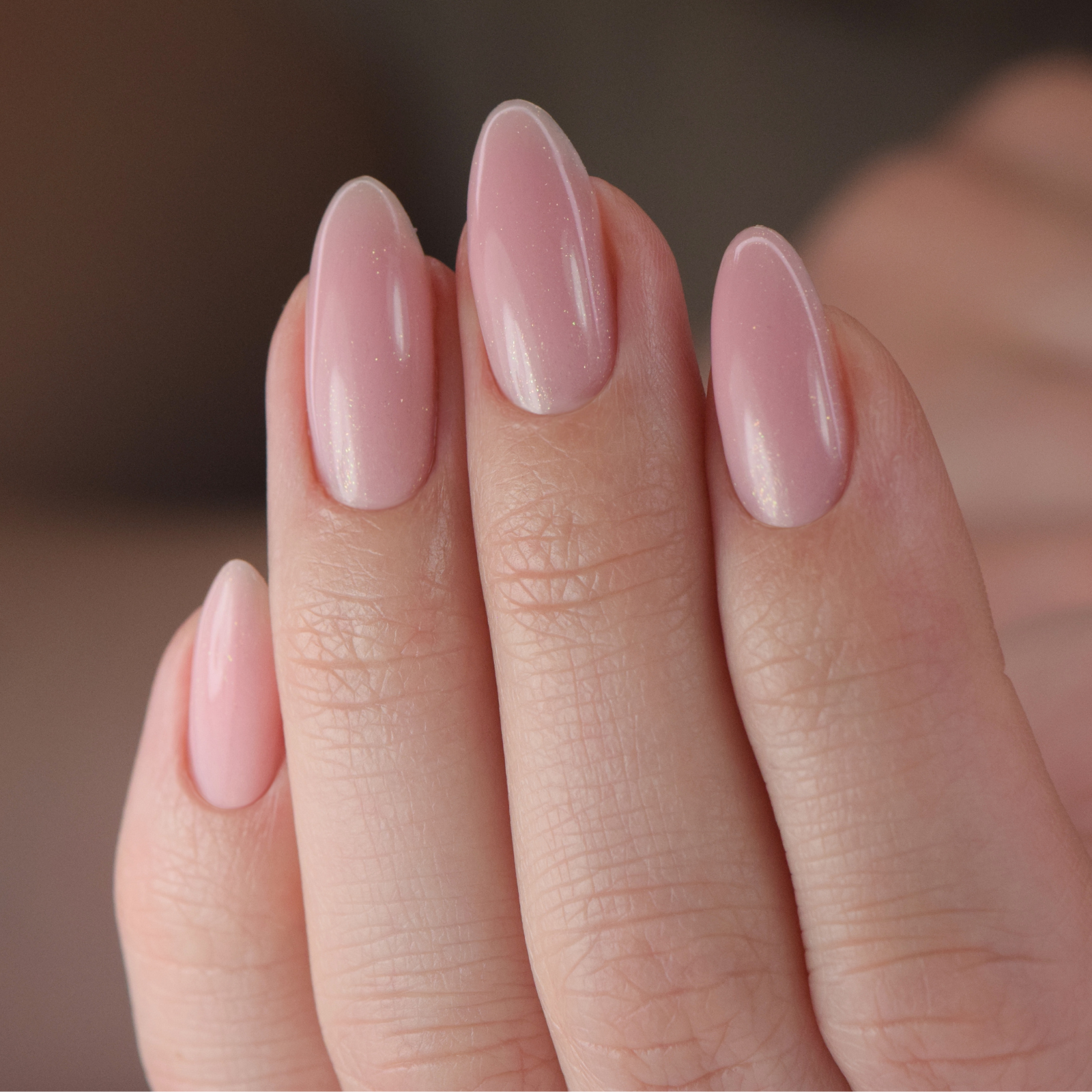 Luminary™ Bliss | Pink w/Gold Shimmer | Multi-Flex Gel Polish – Builder Base