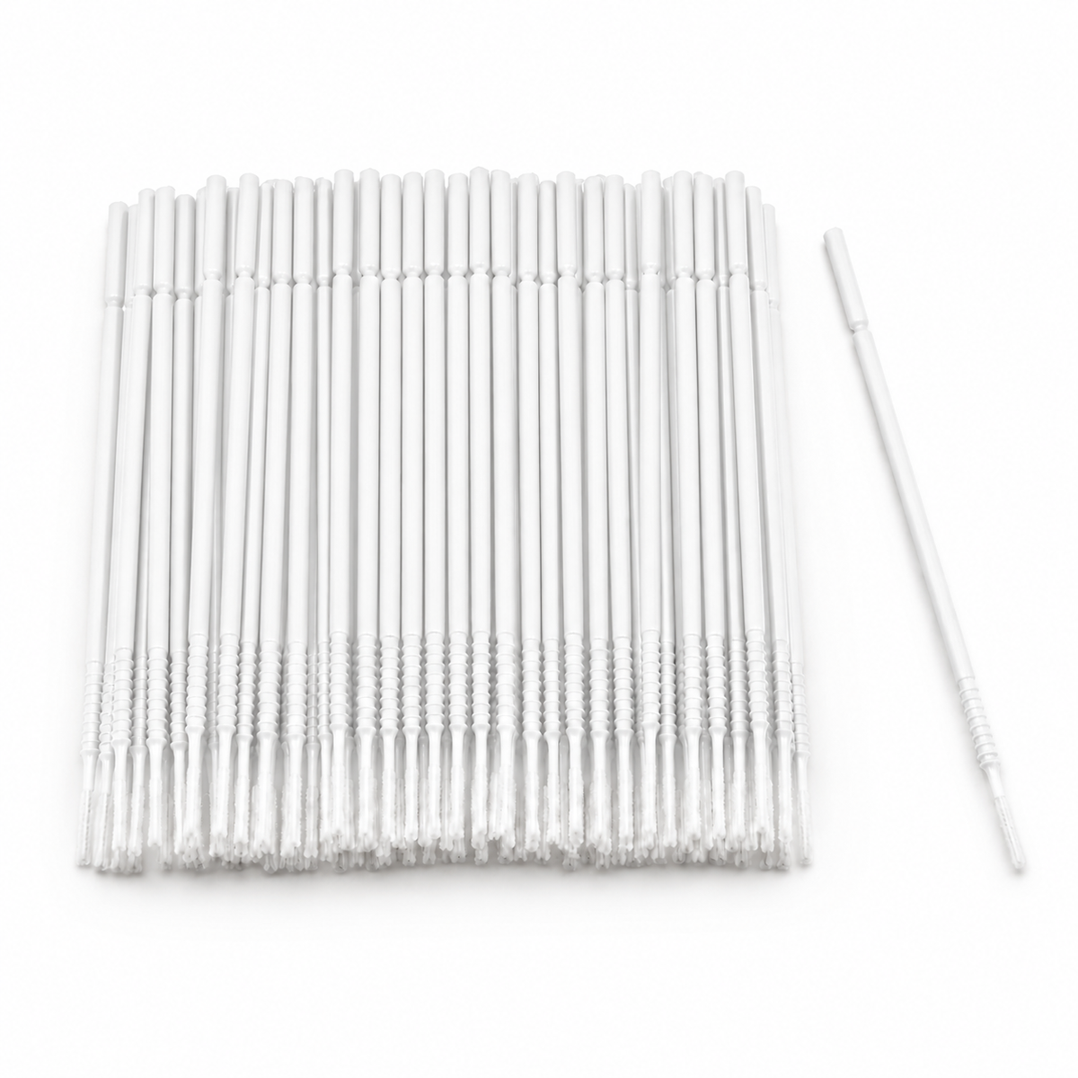 Long Nose Micro Brushes – 100 Pack | Bendable Lash Lift & Extension Applicator Wands