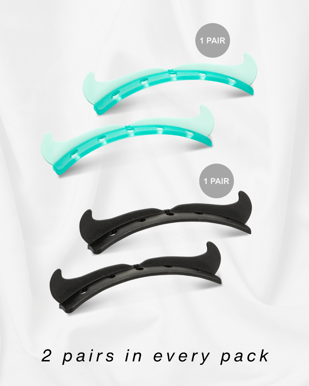 InLei® Lash Stopper Silicone Shields | 2 Pairs | Lash Lift Control