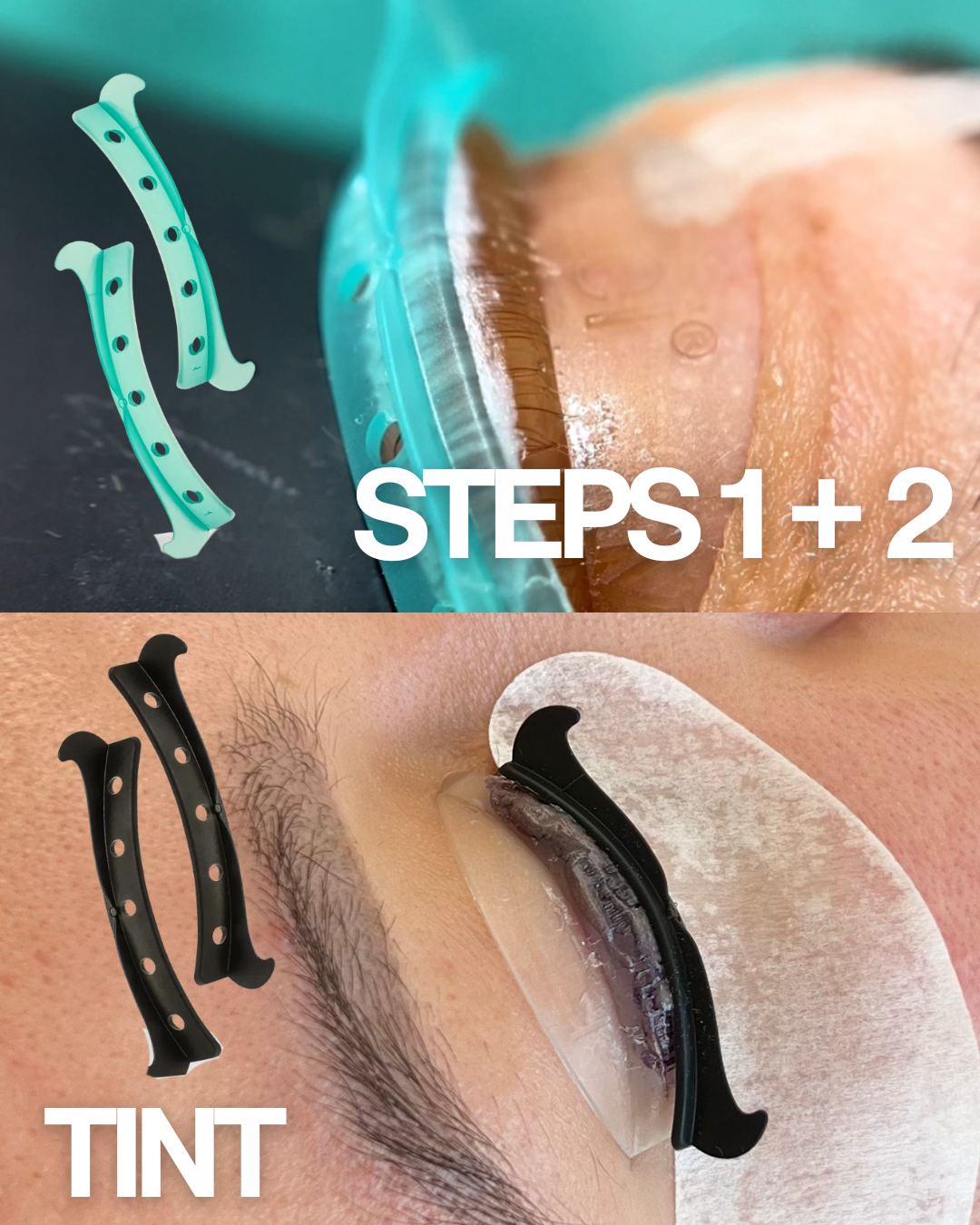 InLei® Lash Stopper Silicone Shields | 2 Pairs | Lash Lift Control