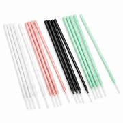 Long Nose Micro Brushes – 100 Pack | Bendable Lash Lift & Extension Applicator Wands