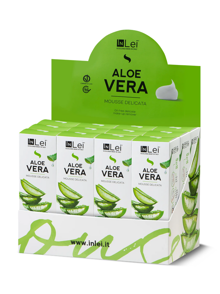 InLei® Aloe Mousse Travel Size | Lash & Brow Aftercare Cleanser (12PCS)