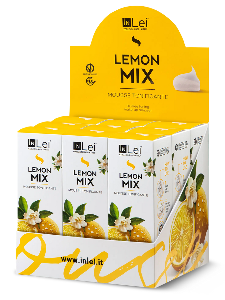 InLei® Lemon Mousse Display | Lash & Brow Aftercare Cleanser (100ml)