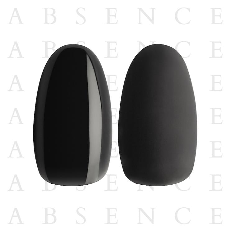 Luminary Absence black gel polish, multi-flex builder gel base and colour in one