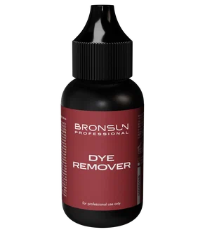 BRONSUN Dye and Tint Remover 30ml for professional eyebrow and eyelash tint colour correction