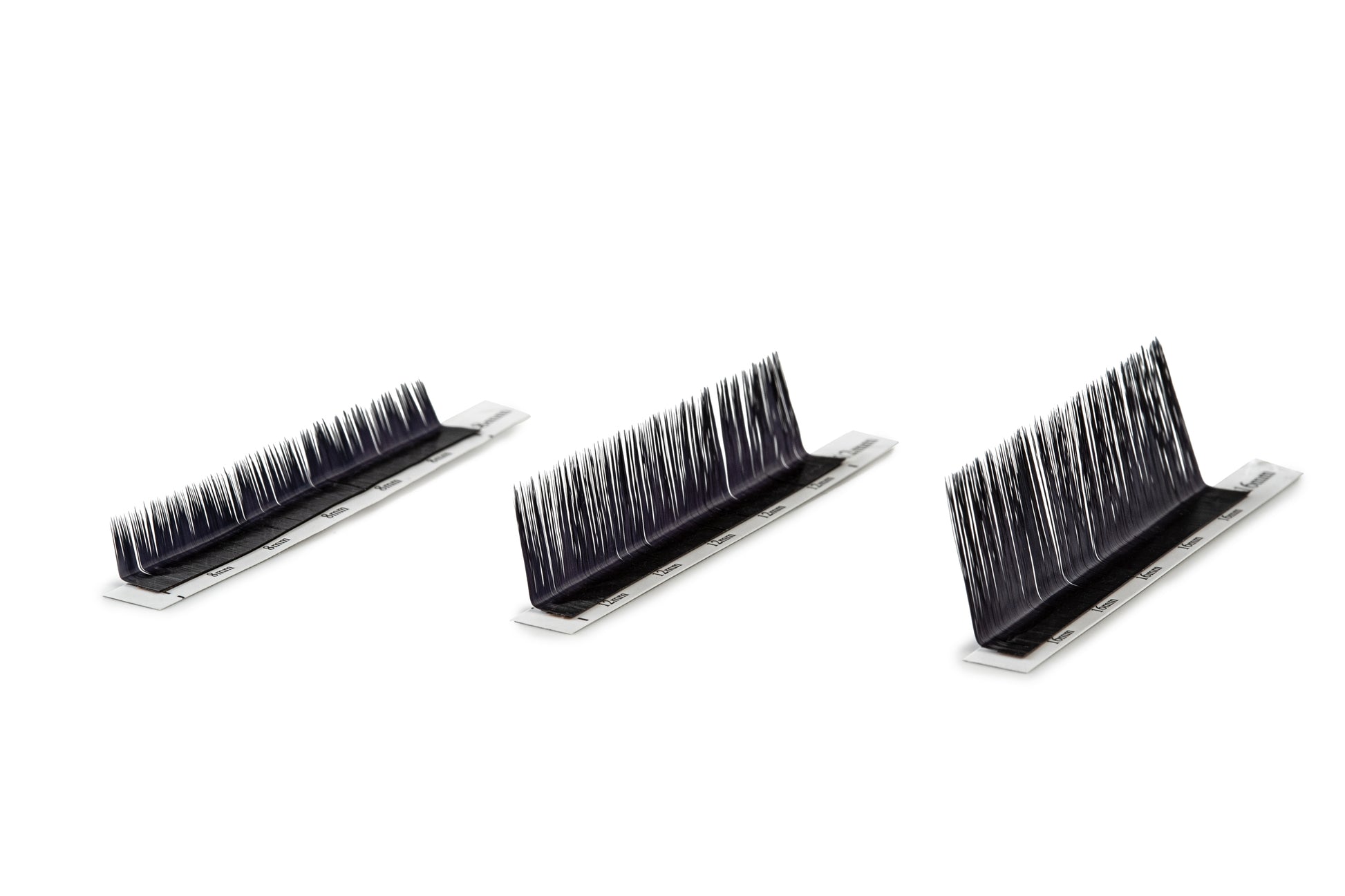 L curl eyelash extensions for doll eye or anime inspired lash styles