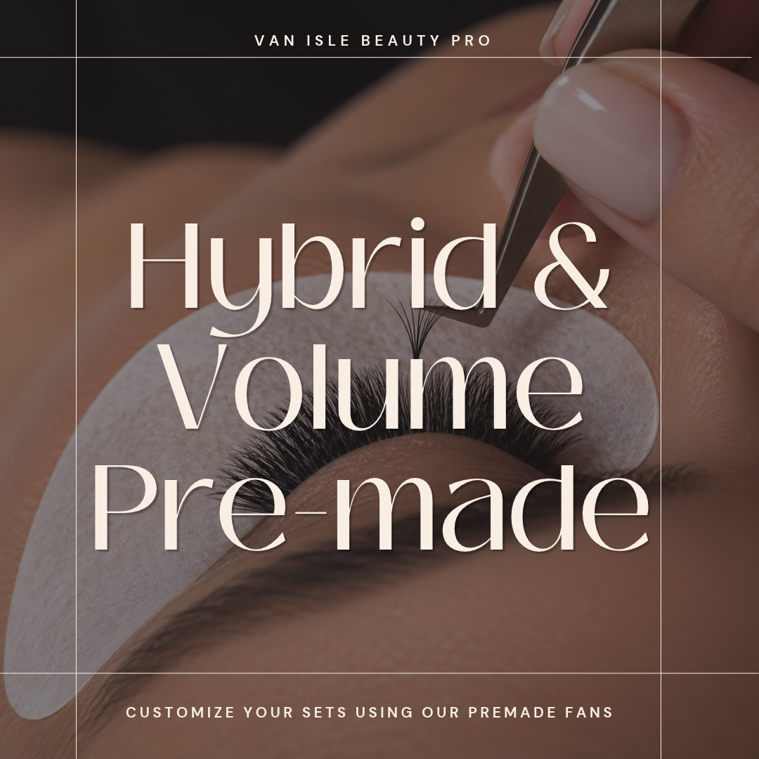 Hybrid & Volume Lash Course w/Premade Fans | Online Certification