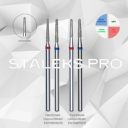 Staleks PRO Diamond Dril Bit | FRUSTUM | 1.6/10 mm & 1.8/8mm | FA70